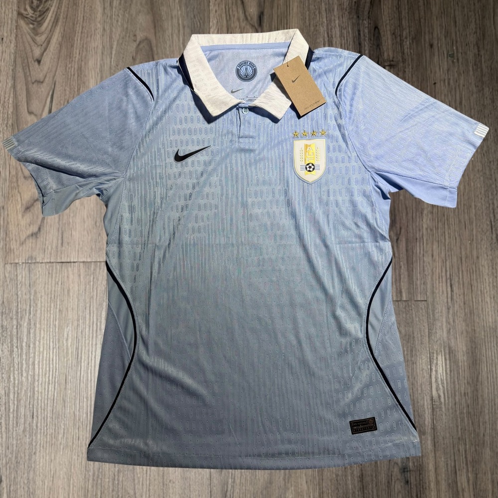 Nike Uruguay 2026 Home Jersey Size Medium Light Blue Aero-Fit AUF